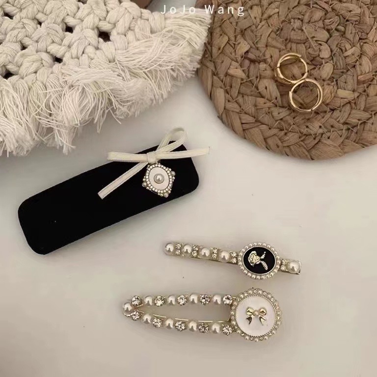 Kẹp Tóc Mái Đính Ngọc Trai Giả Cao Cấp Thời Trang Theo Phong Cách Pháp Cho Nữ