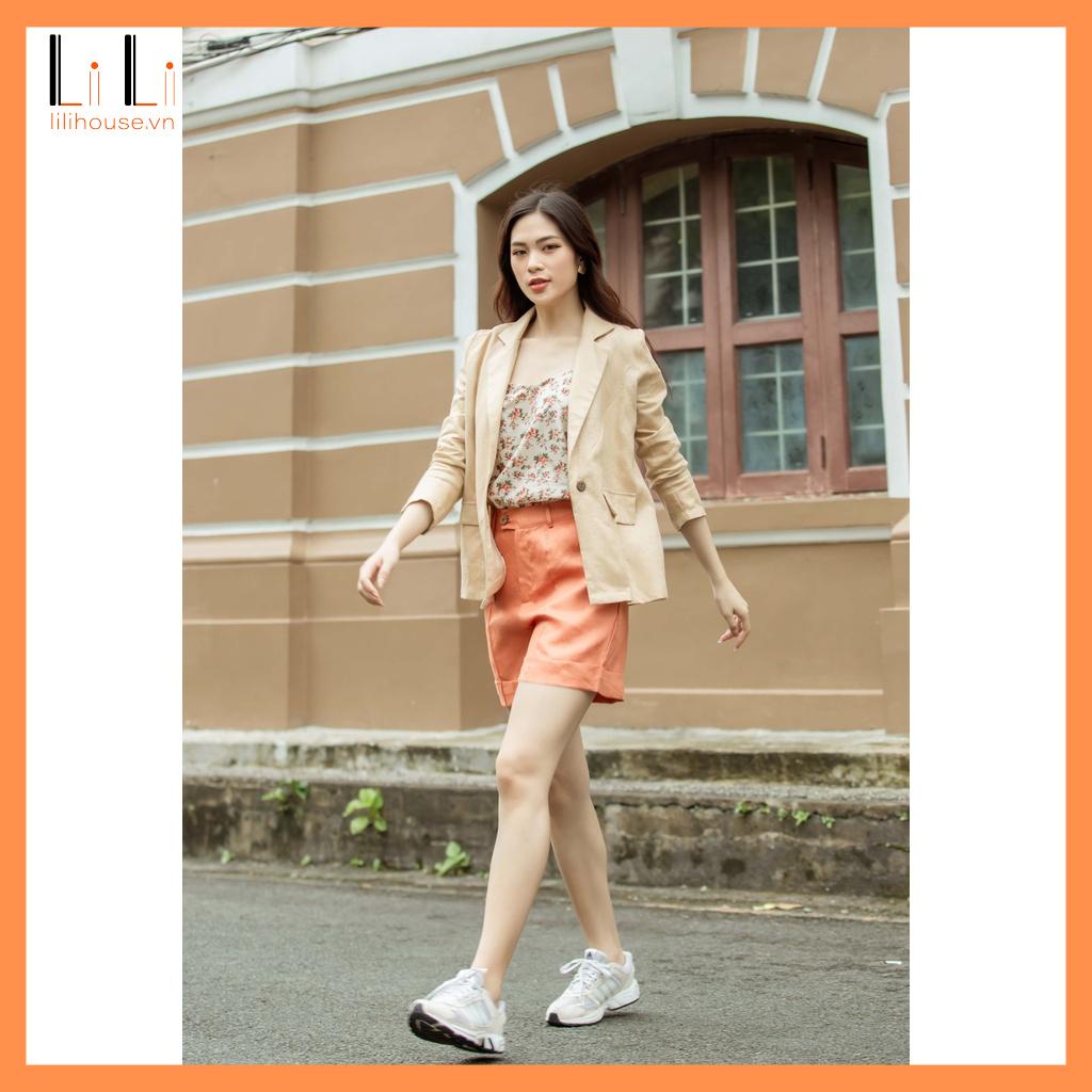 Áo blazer nữ công sở đẹp chất vải linen co giãn thâm hút mồ hôimàu trắng có size từ 45 - 70kg | BigBuy360 - bigbuy360.vn