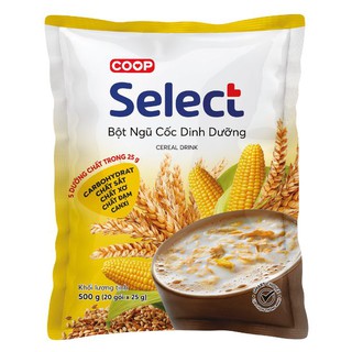 Bột ngũ cốc dinh dưỡng Co.op Select bịch 20 gói x 15 g