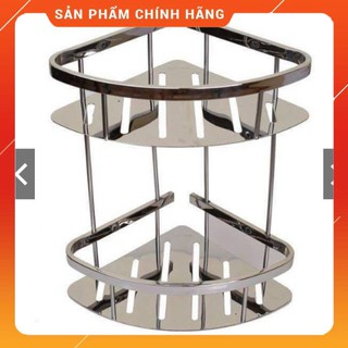 Kệ góc 2 tầng inox 304