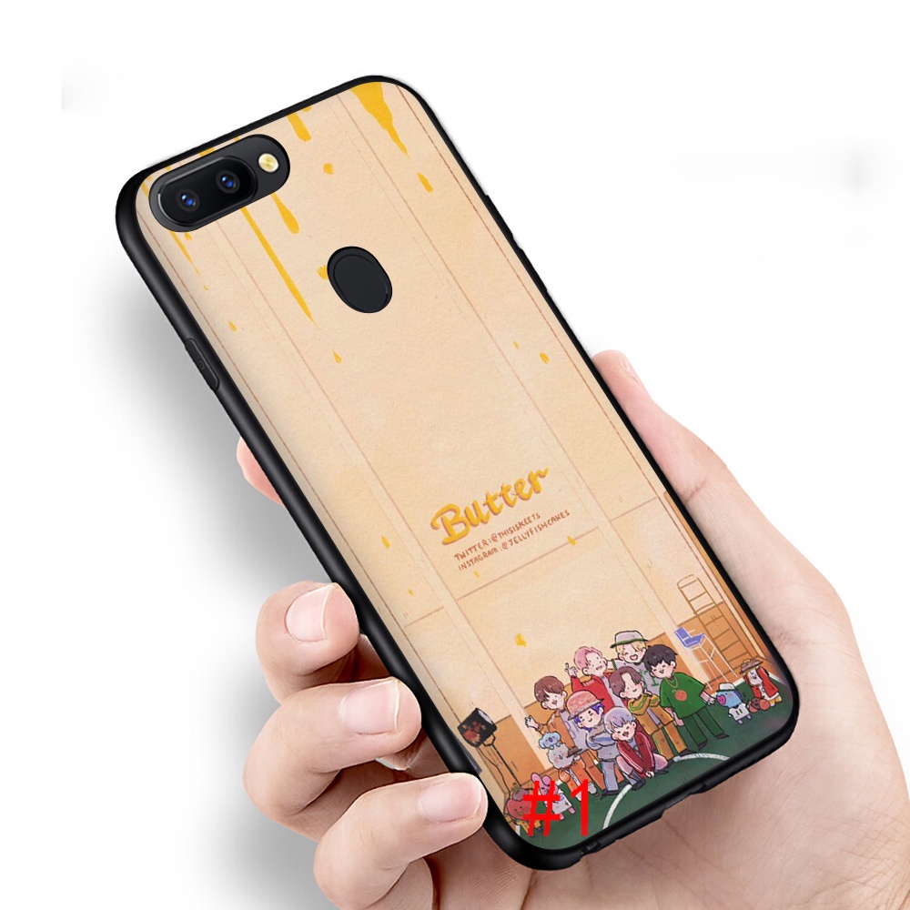 Ốp điện thoại silicon TPU mềm hình BT21 LL10 cho OPPO A3S A5S A39 A57 A59 F1S A83 A1 A37 A12 A15 A52 A72 A92 A15S A12S A5 A7 2018