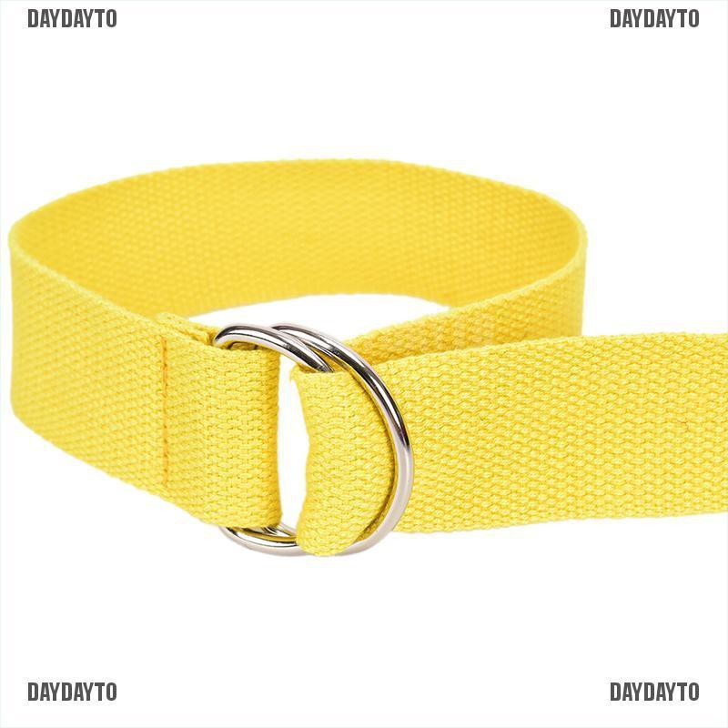 Thắt Lưng Unisex Bằng Vải Bố Nylon Khóa Chữ D Đôi