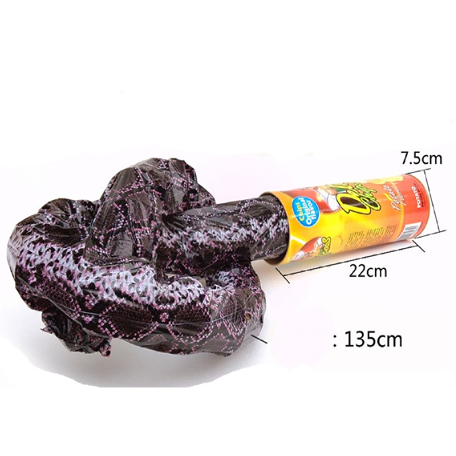 Đồ chơi khăm vui nhộn hình hộp bánh khoai tây có rắn dài 1.3 mét bên trong- Hộp Snack bí ẩn