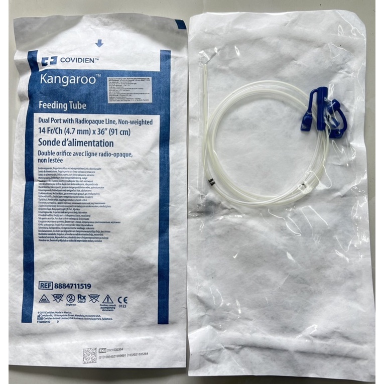 DÂY CHO ĂN SILICON SỬ DỤNG DÀI NGÀY 1 THÁNG CÓ NẮP KANGAROO - Số 14 FR