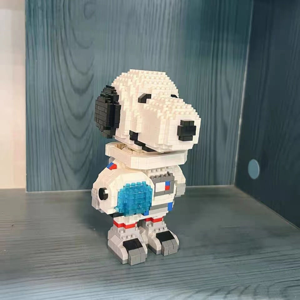 Đồ Chơi Lắp Ráp Nhân Vật Hoạt Hình Snoopy 3D