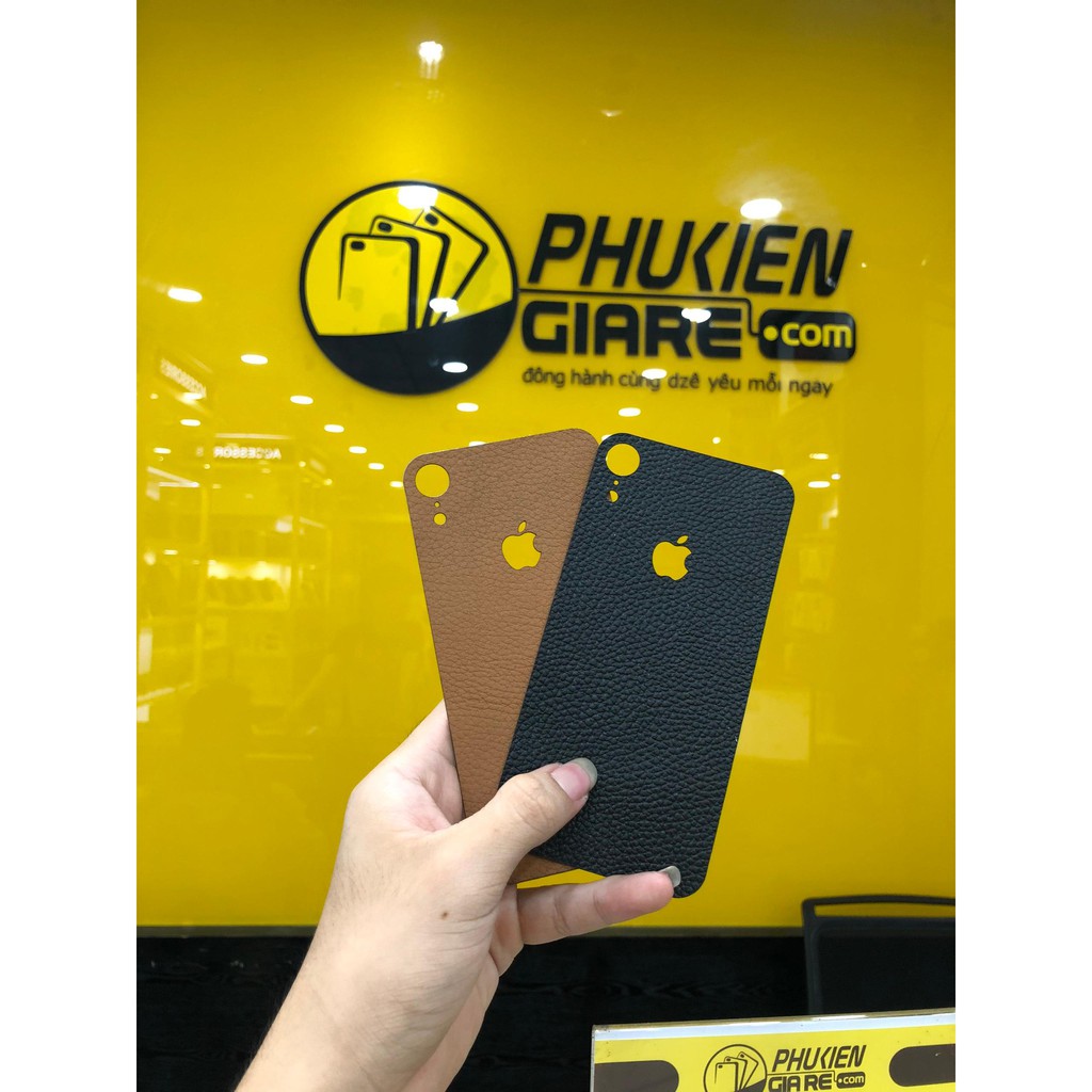 Miếng dán da iPhone XR da bò 100%