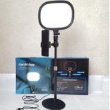 Đèn livestream để bàn S20 led quay hình chụp ảnh video kèm tripod giá đỡ điện thoại cho spa makeup