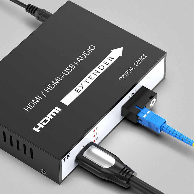 HDMI extender 20km - Bộ kéo dài HDMI qua dây QUANG xa 20KM