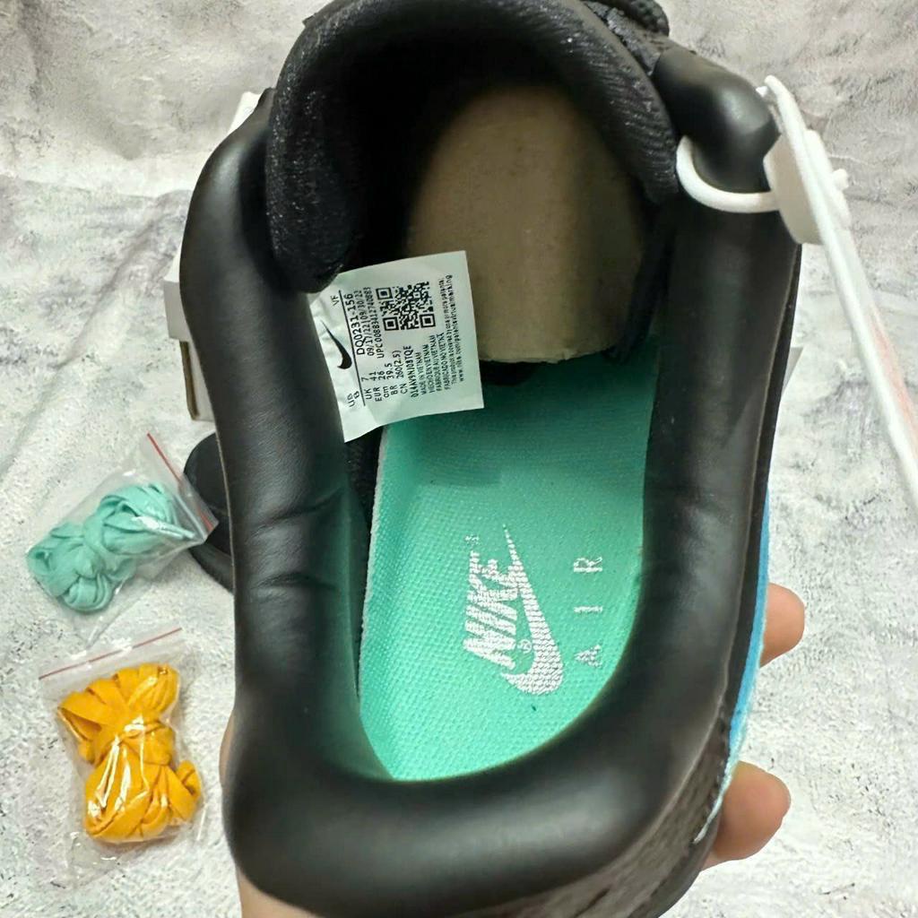 GIÀY thể thao AF1 LOW Tiffany black vệt xanh_Giày Snaker Af1 low đen hàng cao cấp