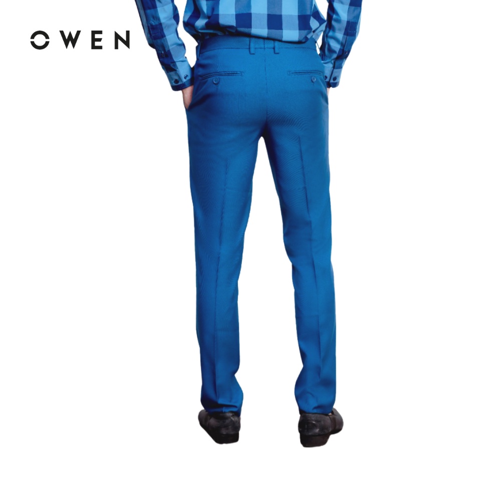 Quần Tây Nam Owen Nano Slimfit màu xanh - QS20662L0