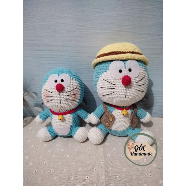 Doraemon bằng len Thú bông len handmade