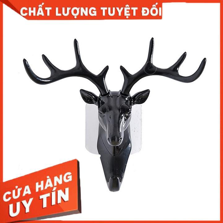 [Hàng loại 1] Móc dán tường hình chịu lực, móc dính tường treo chìa khóa, đồ đạc hình đầu hươu