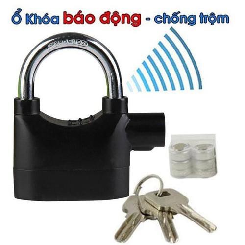 ổ khóa chống trộm cao cấp Alarm Lock, ổ khóa thông minh có còi báo động