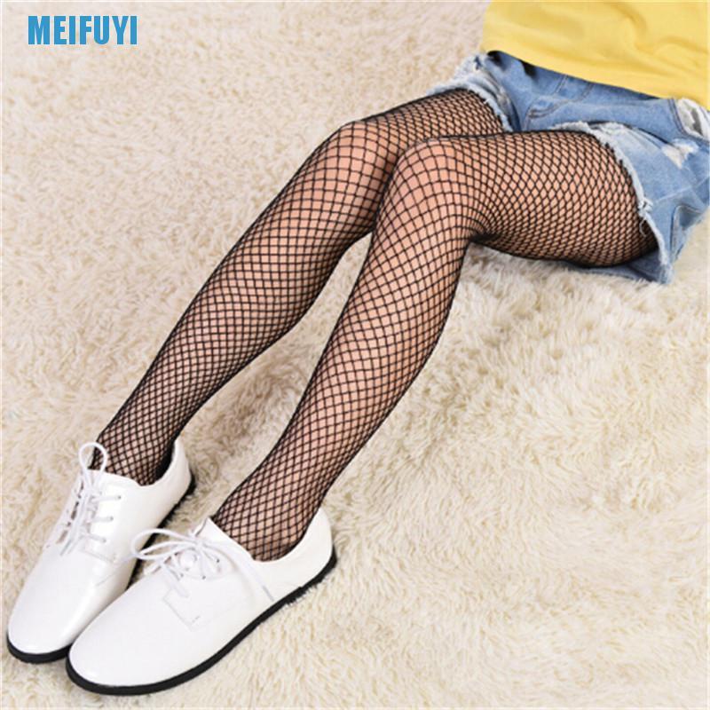 Quần Tất Lưới Đen Phối Ren Cho Bé Gái 439v