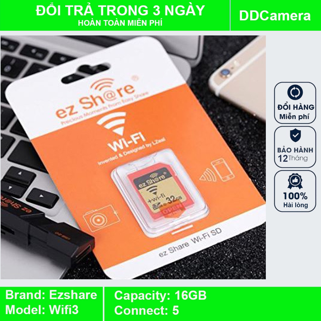  Thẻ nhớ SD wifi ezshare ez share 16gb 32gb 
