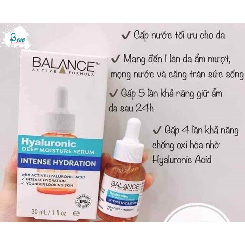 Tinh Chất Dưỡng Ẩm BALANCE Hyaluronic Deep Moisture Serum | BigBuy360 - bigbuy360.vn