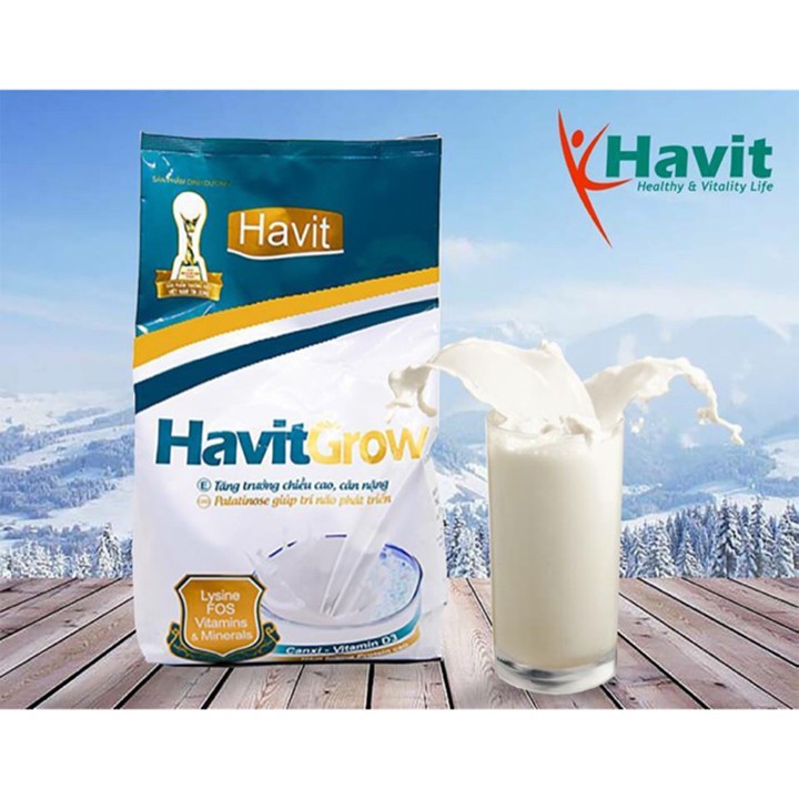 Sữa Havit Grow 900g Nguyên Kem Dạng Túi