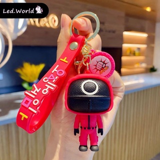 Móc khóa trò chơi con mực Squid Game hot trend Hàn Quốc