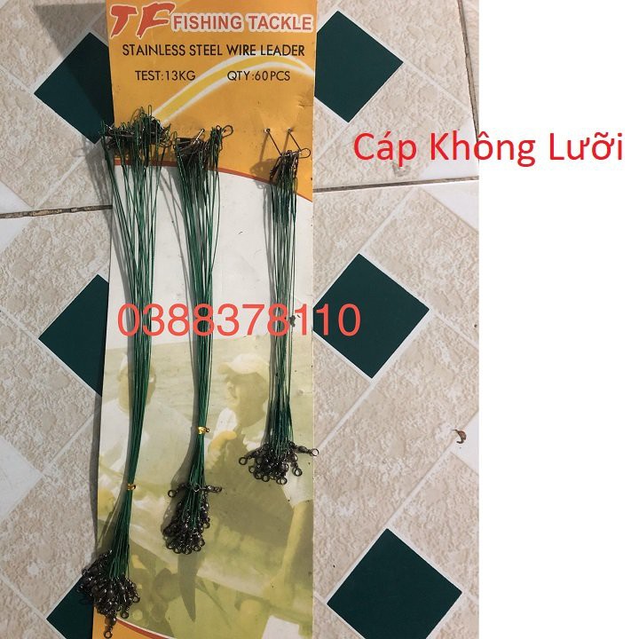 Cáp Câu Cá Không Lưỡi Tải Cá 15kg Cao Cấp