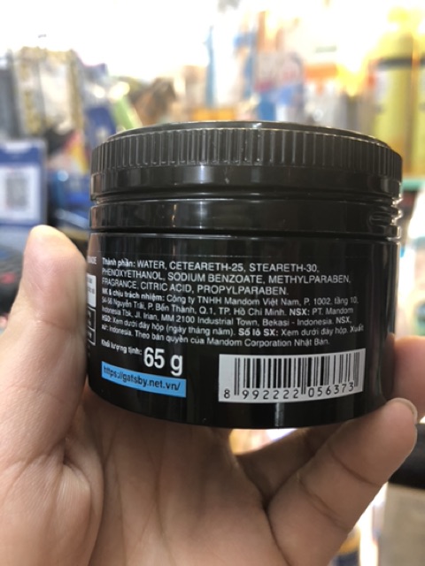 Sáp vuốt tóc Gatsby 65g siêu cứng Pomade