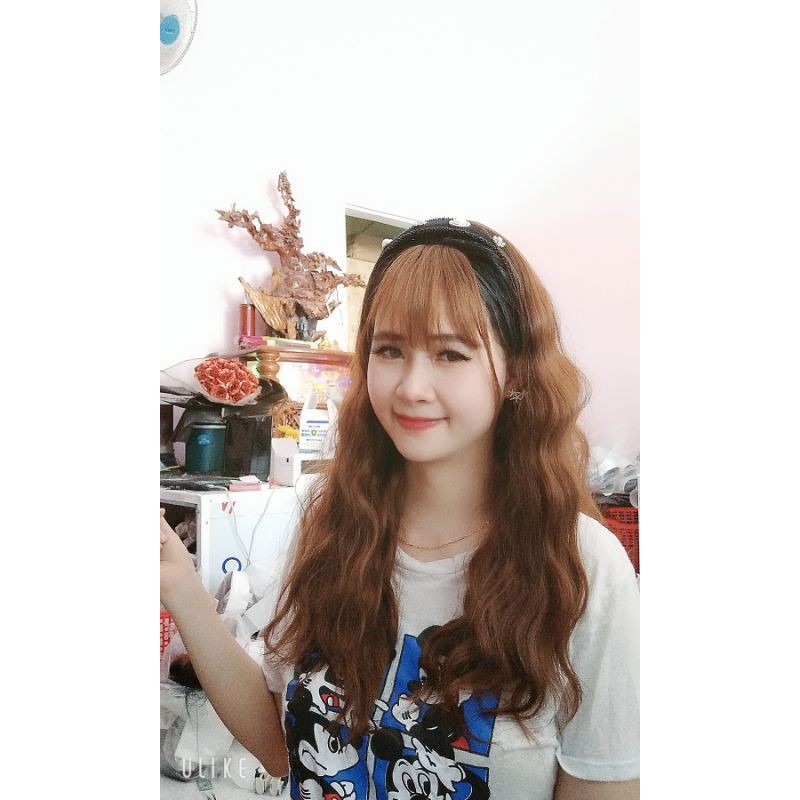 tóc giả đính cài sóng (bdo bang to)