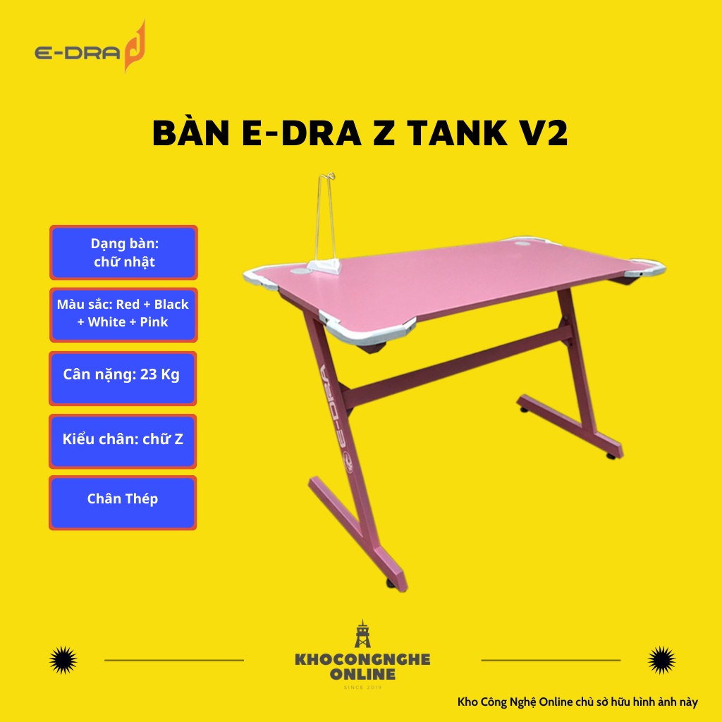 Bàn chơi game E-DRA Z Tank - V2