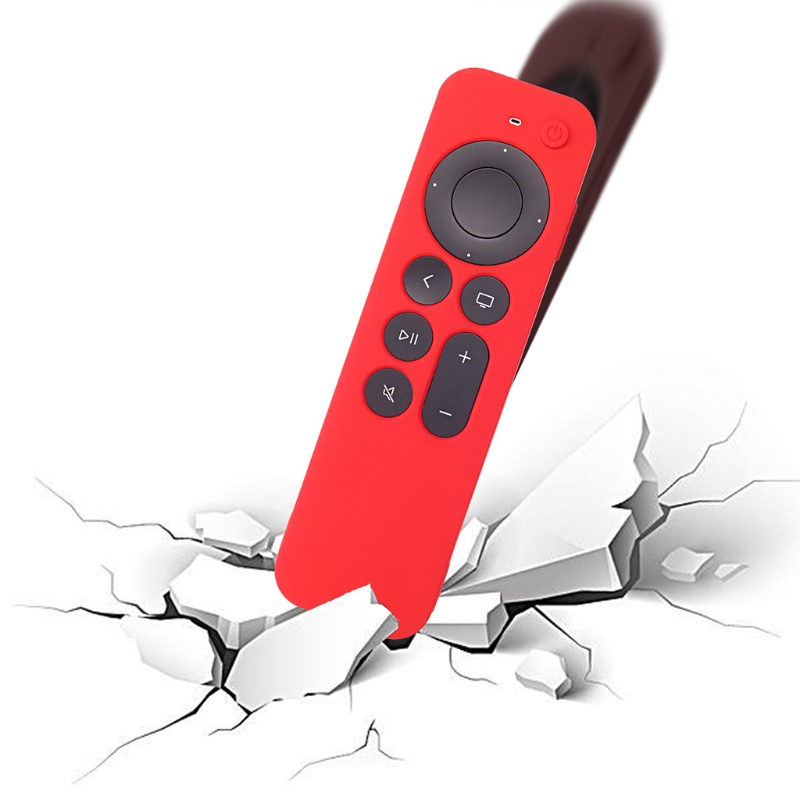 Vỏ silicon bảo vệ chống sốc chống trượt cho điều khiển từ xa Apple TV 4K