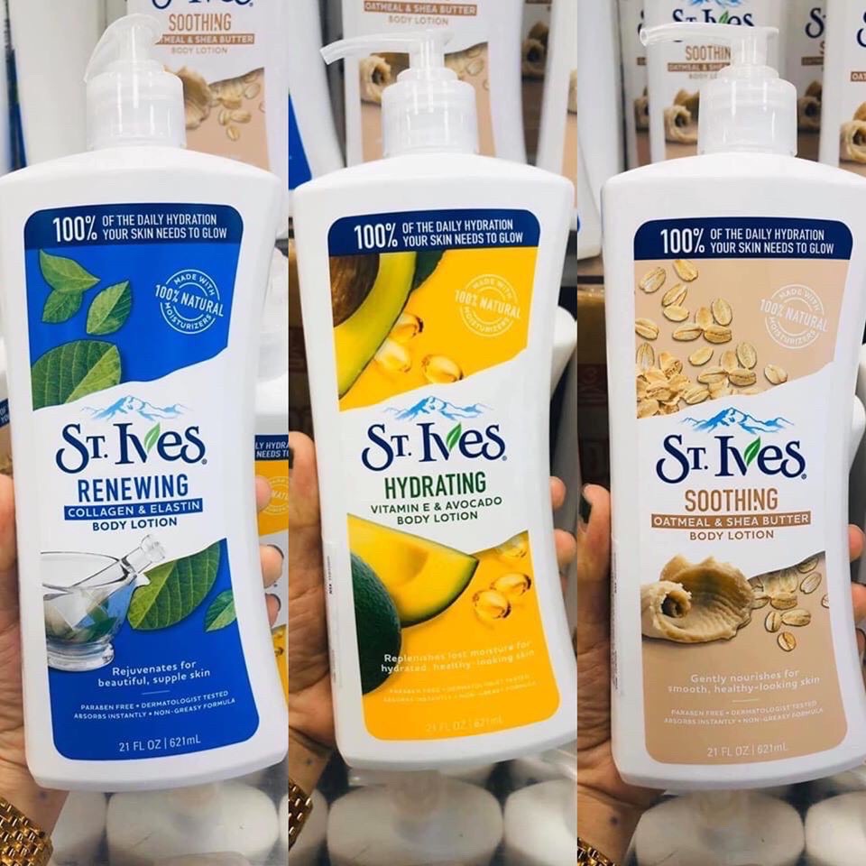 Sữa Dưỡng Thể Body St. Ives Body Lotion 621ml Của Mỹ.
