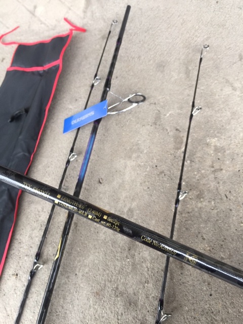Cần 2 khúc Shimano Tiger shar 3m chuyên săn hàng khủng