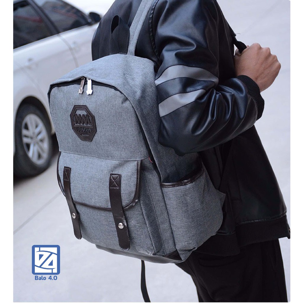 Combo Balo học sinh laptop tặng Túi đeo chéo size A4 đựng vừa máy tính bảng