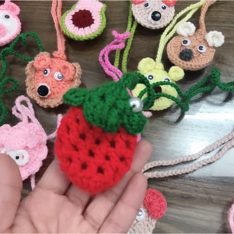 Túi mini đựng tỏi cho bé- Nhiều mẫu