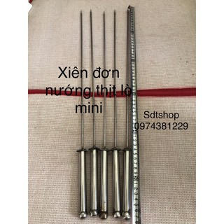 Xiên đơn nướng chả lò quay mini
