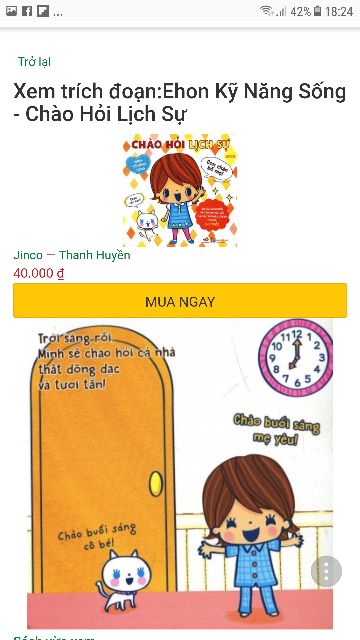 Sách - Ehon Chào hỏi lịch sự