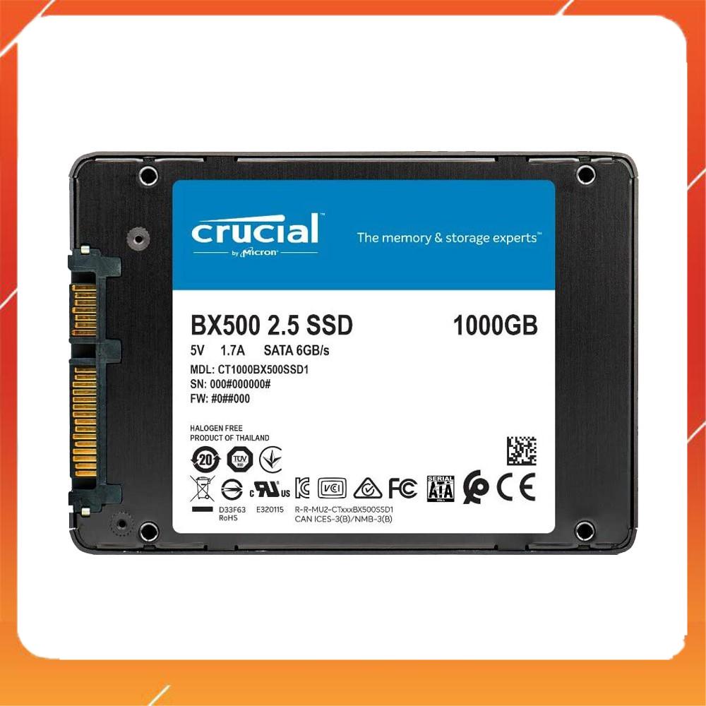 Ổ cứng SSD Crucial BX500 3D NAND SATA III 2.5 inch 1TB CT1000BX500SSD1