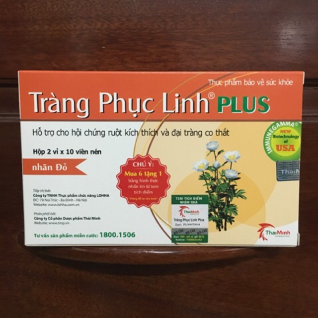 TRÀNG PHỤC LINH PLUS - Điều trị hội chứng ruột kích thích