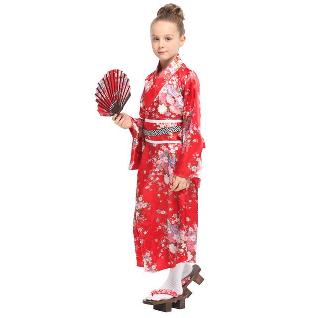 Bộ Kimono kèm quạt hóa trang Halloween cho bé G0350