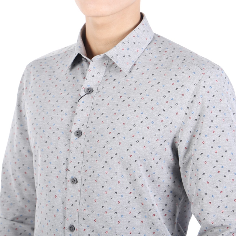 Áo sơ mi dài tay nam Owen Bamboo Slim Fit màu Xám - AS23301D