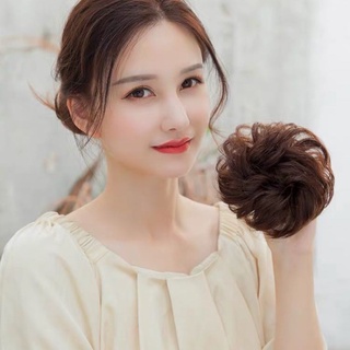 búi cột giả tóc xoăn
