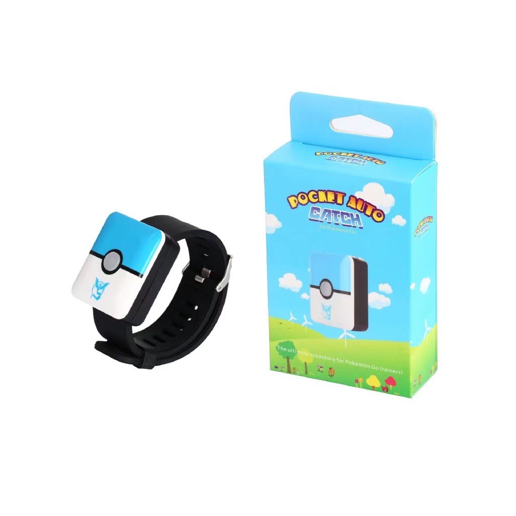 2021 new version Pokemon Go Plus bracelet Pokemon Go Plus automatic manual smart switch mode automatic grab Pokémon enhanced version charging version Nintendo bracelet