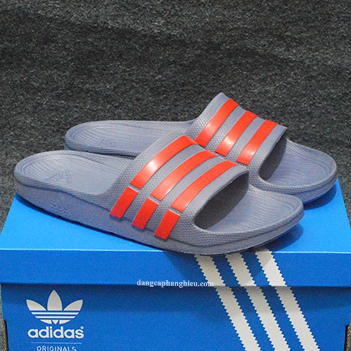 Dép Adidas Duramo chính hãng xám đỏ