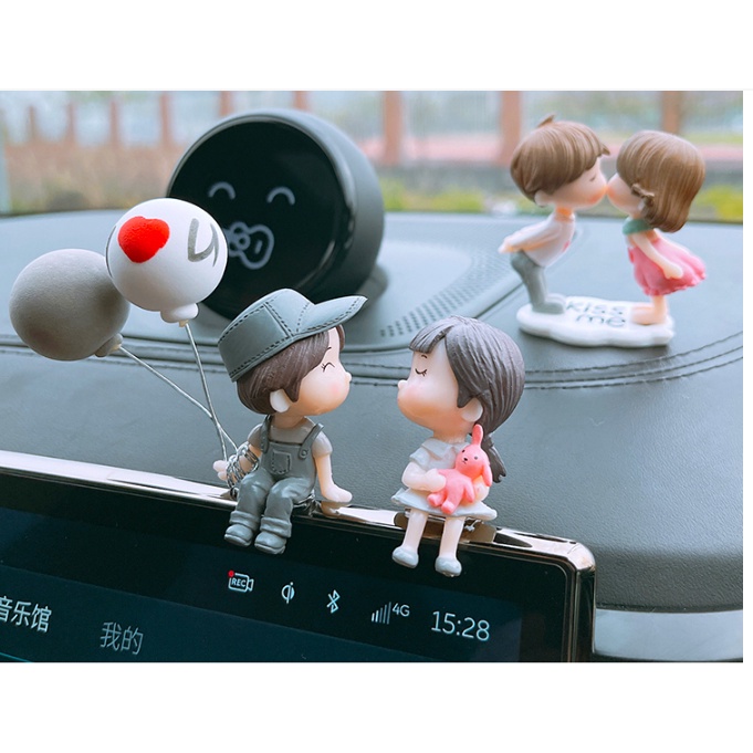 Set decor búp bê tình nhân trang trí taplo xe hơi cực xinh xắn- Dũng An Shop