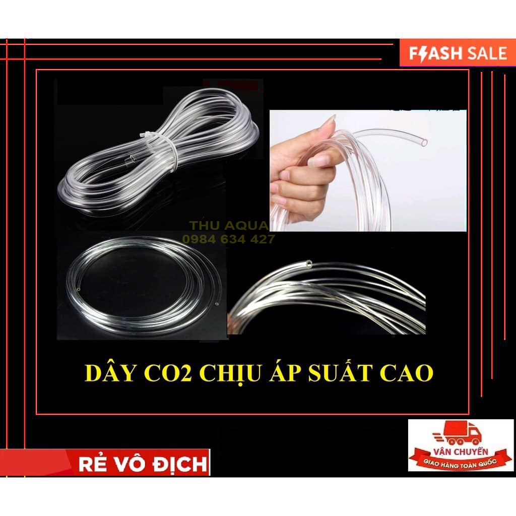 Dây Oxy cao cấp - Dây dẫn Co2 Chuyên dùng hồ cá thuỷ sinh