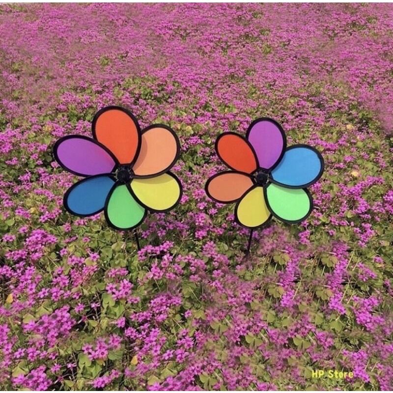 🌈Chong Chóng 6 Cánh, 8 Cánh Cầu Vồng 7 Màu, Màu Sắc Chất Đẹp🌈
