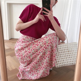 Chân váy voan hoa nhí 40202 cherrycoco
