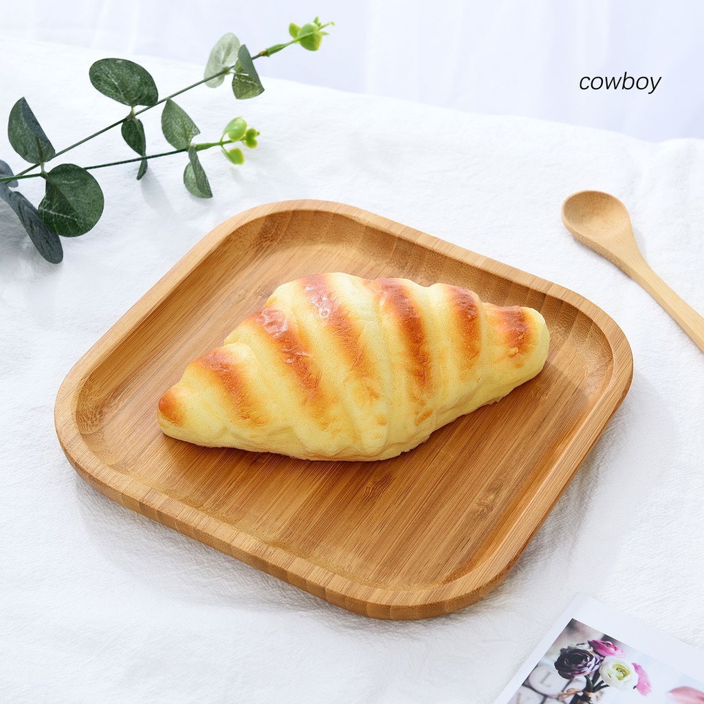 Khay tre vuông 20cm để đồ ăn, đồ dùng cao cấp _ Decor