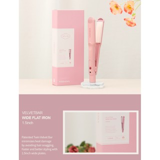🇰🇷 VODANA VELVET BAR WIDE FLAT IRON MÁY Duỗi tóc (MILK TEA ROSE)