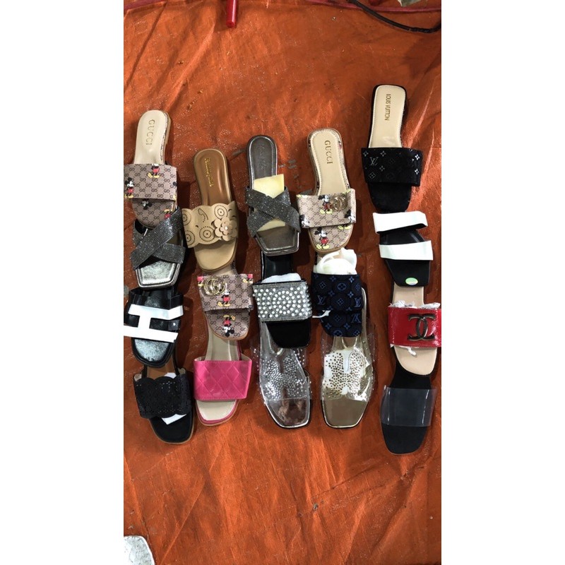 Dép HM đá,dép chữ H màu