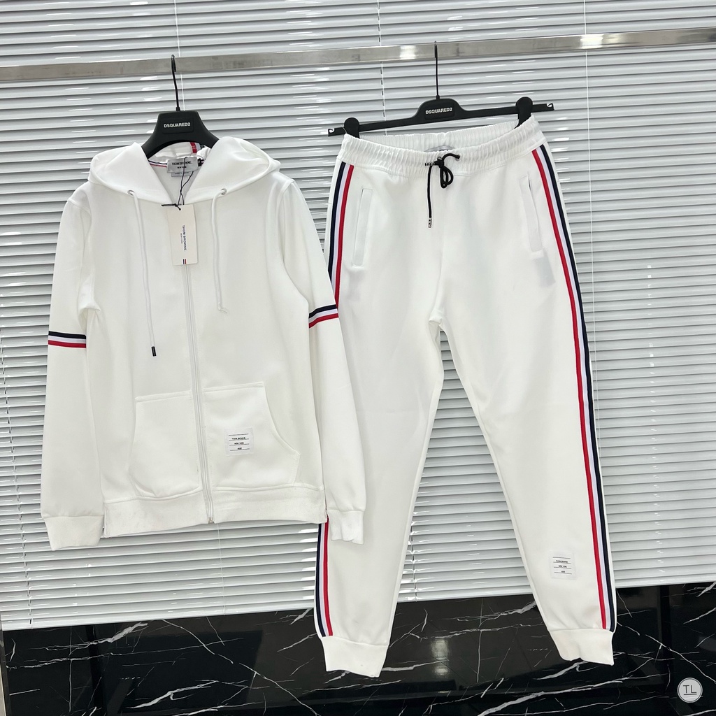 🔥Hot🔥Bộ nỉ Thom Browne áo có mũ thiết kế hot trend Nam Nữ Thu Đông 2022