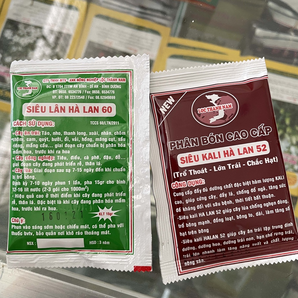 BỘ ĐÔI Siêu Lân + Siêu Kali siêu ra rễ , kích thích ra hoa, đậu trái - tăng sản lượng