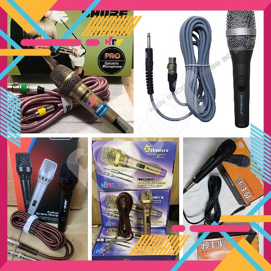 MIC KARAOKE CÓ DÂY SHURE SM-78 PLUS - N85,N86, ARIRANG MI-3.6B,TAMAHAWK,BOSE X8,SHUNISON 688, SONY SN-703